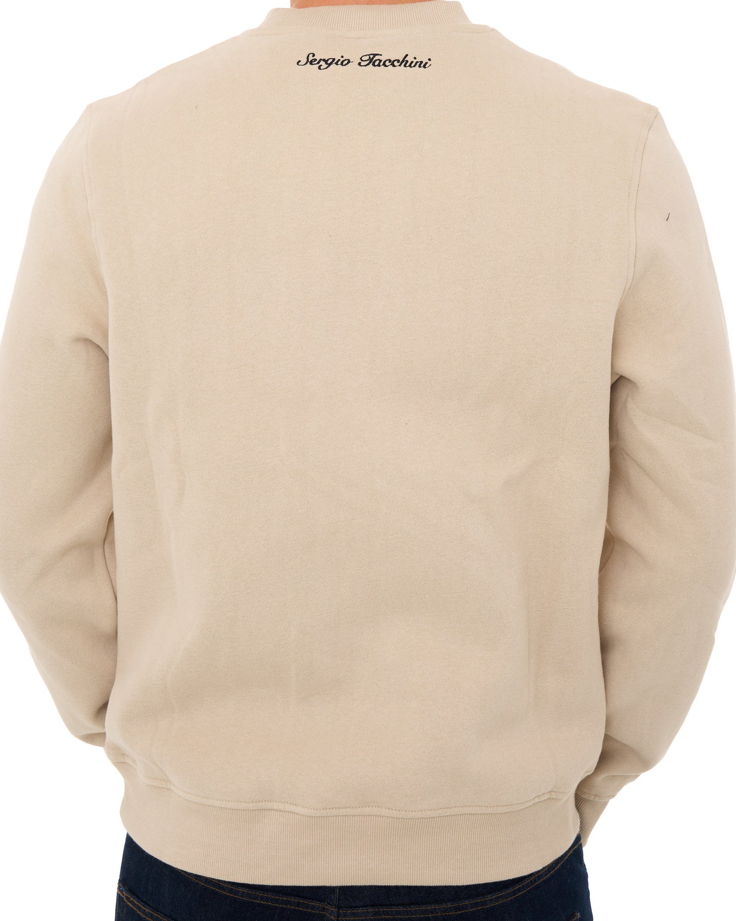 Sergio Tacchini Romano Crew Sweat Light Sand