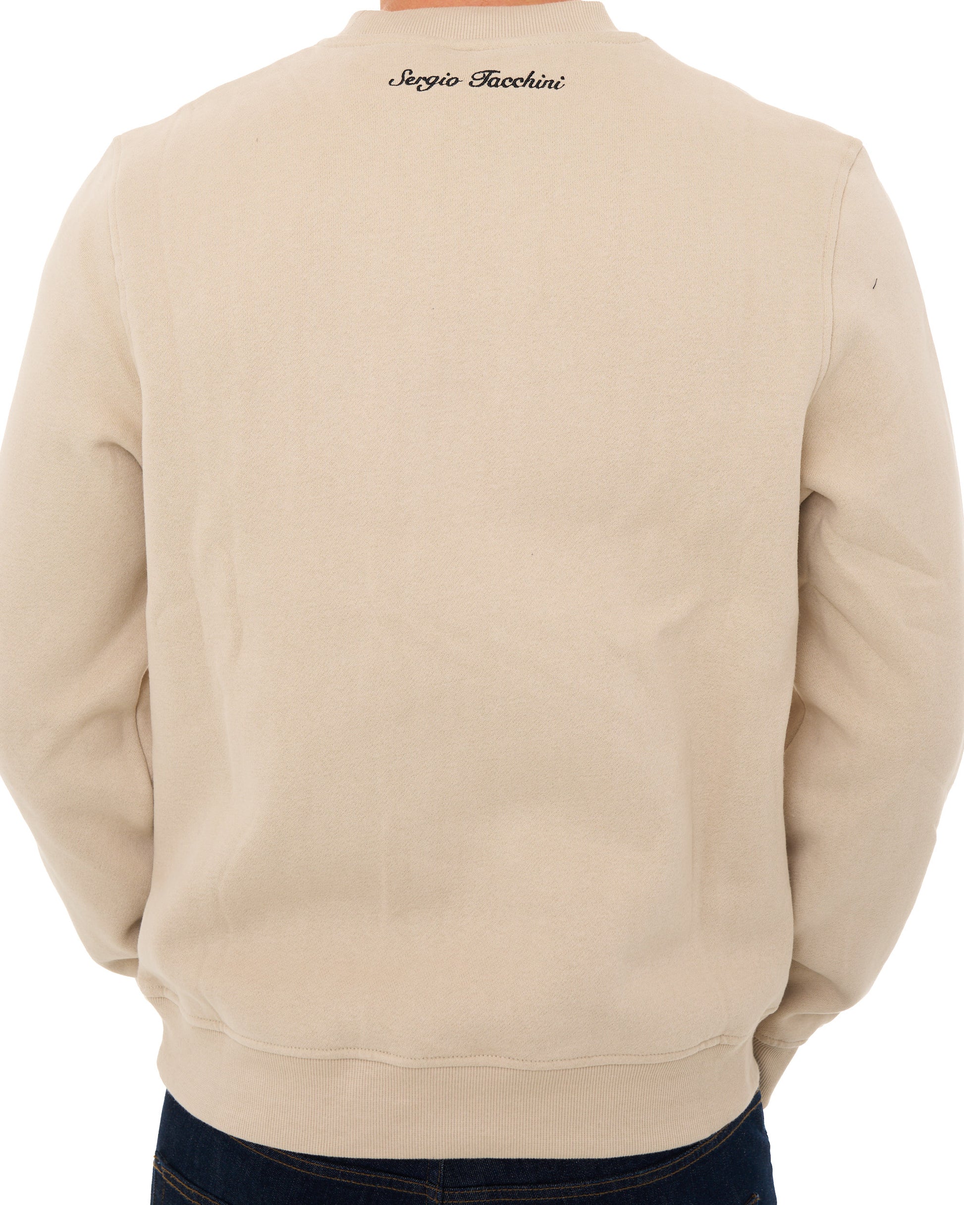 Sergio Tacchini Romano Crew Sweat Light Sand