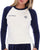Sergio Tacchini Rosalia LS T-shirt Navy Blue/Gardenia