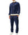 Sergio Tacchini Sartori Velour Track Top Navy Blue