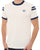 Sergio Tacchini Sella T Shirt Gardenia/Navy Blue