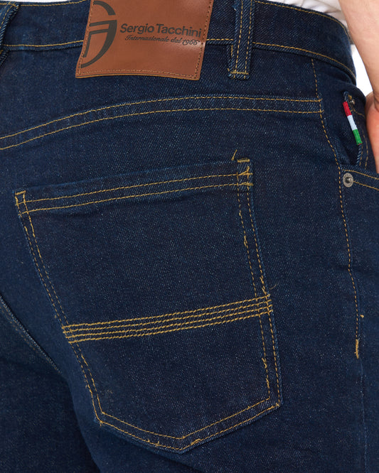 Sergio Tacchini Sergio Tacchini Slim Tapered Jeans Indigo Wash