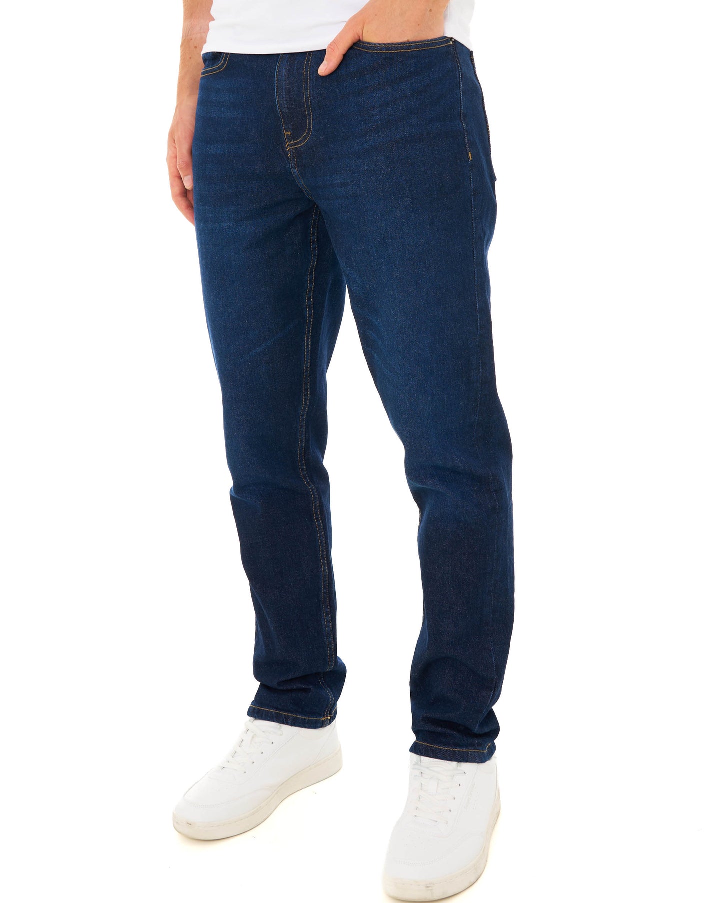 Sergio Tacchini Forza Straight Leg Jeans Indigo Wash