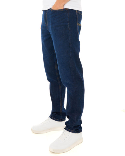 Sergio Tacchini Forza Straight Leg Jeans Indigo Wash