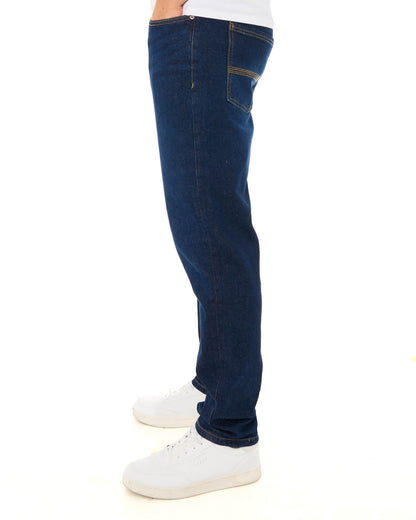 Sergio Tacchini Forza Straight Leg Jeans Indigo Wash