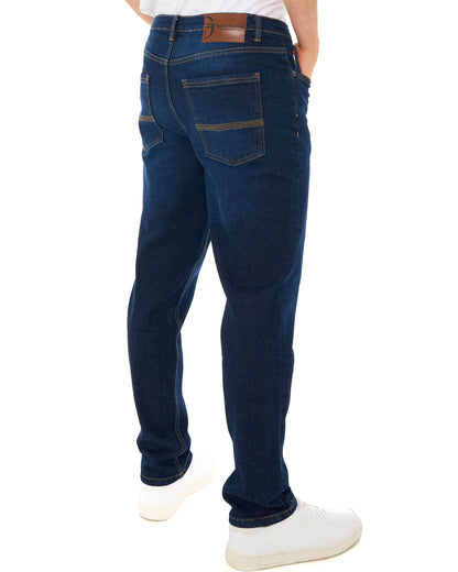 Sergio Tacchini Forza Straight Leg Jeans Indigo Wash