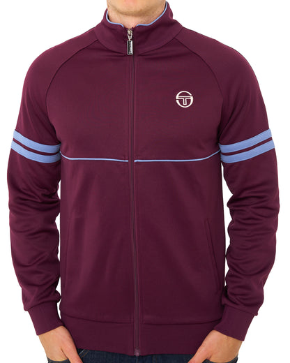 Sergio Tacchini Star Track Top Burgundy/Blue