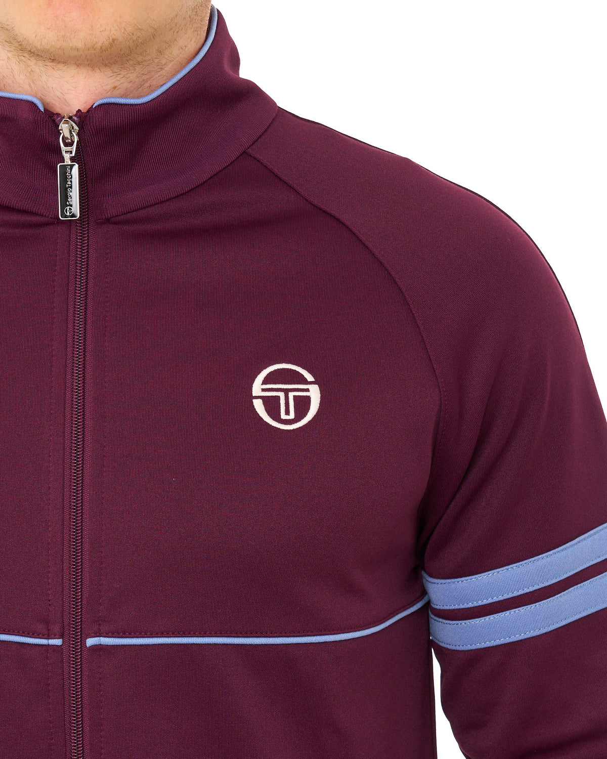 Sergio Tacchini Star Track Top Burgundy/Blue