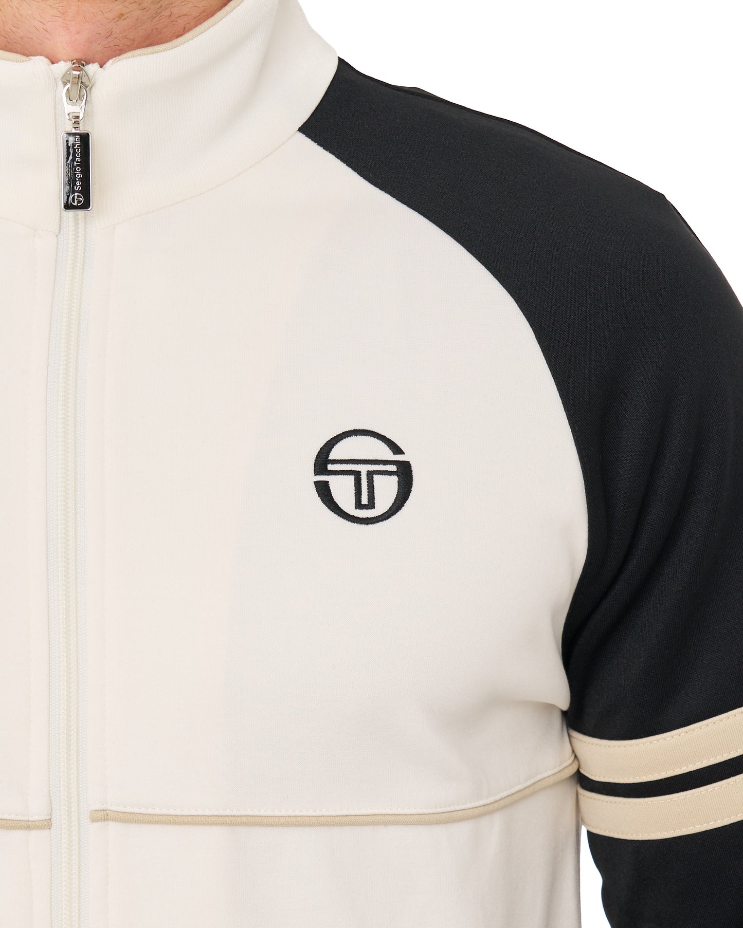 Sergio Tacchini Orion Track Top Gardenia/Black