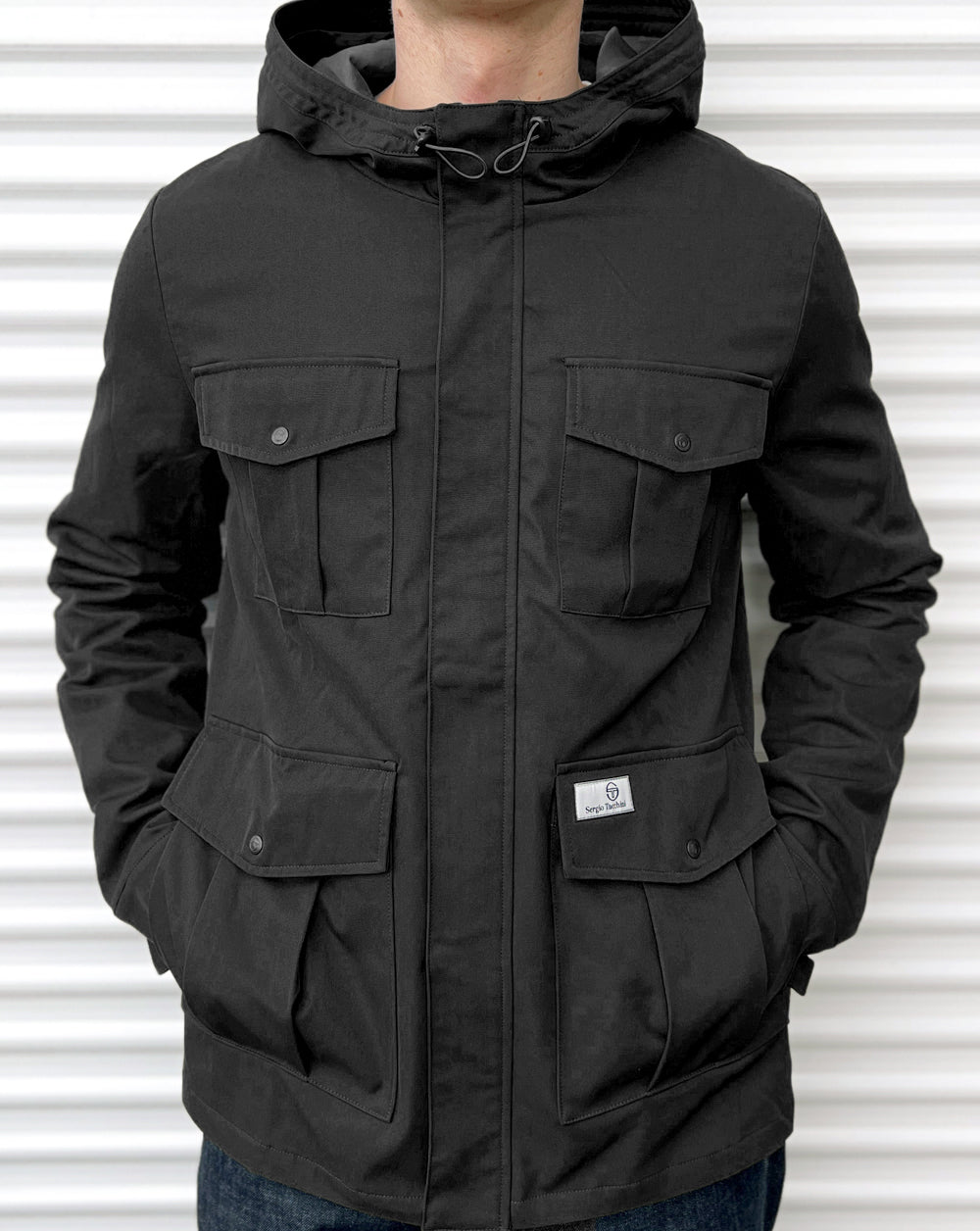 Sergio Tacchini 4 Pocket Jacket Black