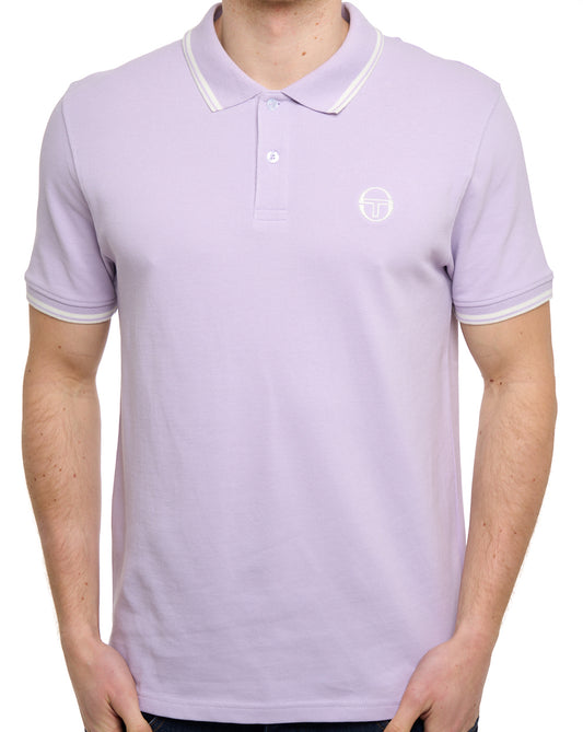 Sergio Tacchini Sergio Tacchini Tipped Polo Shirt Thistle/Gardenia