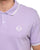 Sergio Tacchini Tipped Polo Shirt Thistle/Gardenia