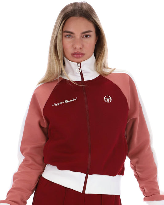 Sergio Tacchini Women Sergio Tacchini Tosca Track Top Merlot/Light Mahogany