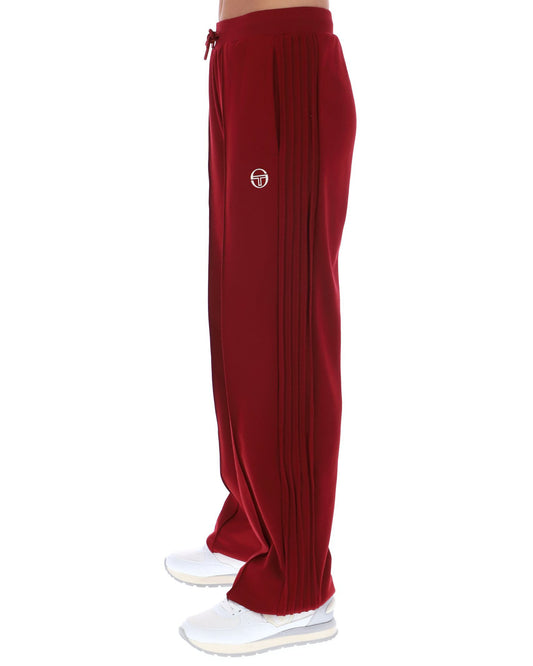 Sergio Tacchini Women Sergio Tacchini Tosca Wide Leg Track Pant Merlot/Gardenia