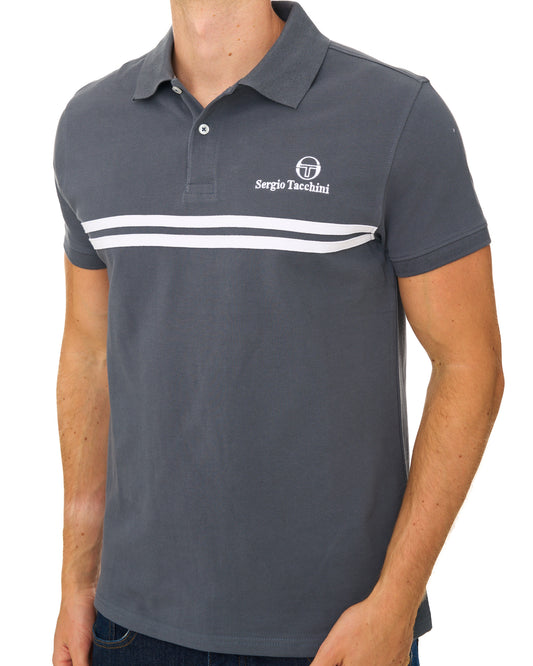 Sergio Tacchini Sergio Tacchini Dallas Polo Shirt Grey White