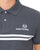 Sergio Tacchini Twin Stripe Polo Shirt Dark Grey/White
