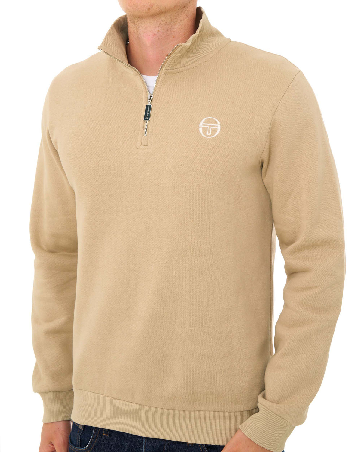 Sergio Tacchini Vido 1/4 Zip Sweat Stone