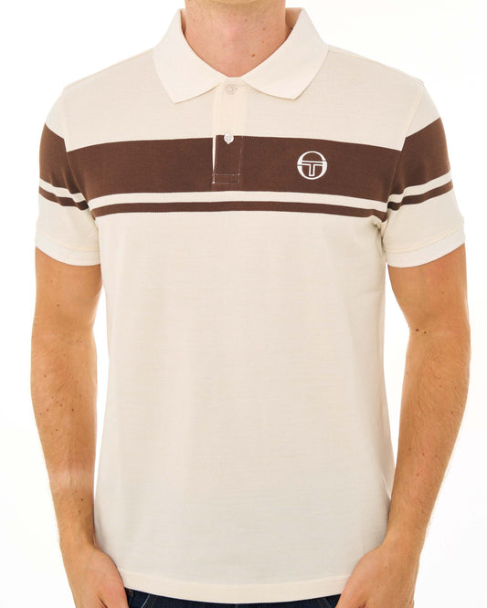 Sergio Tacchini Sergio Tacchini Young Line Polo Shirt Gardenia/Brown