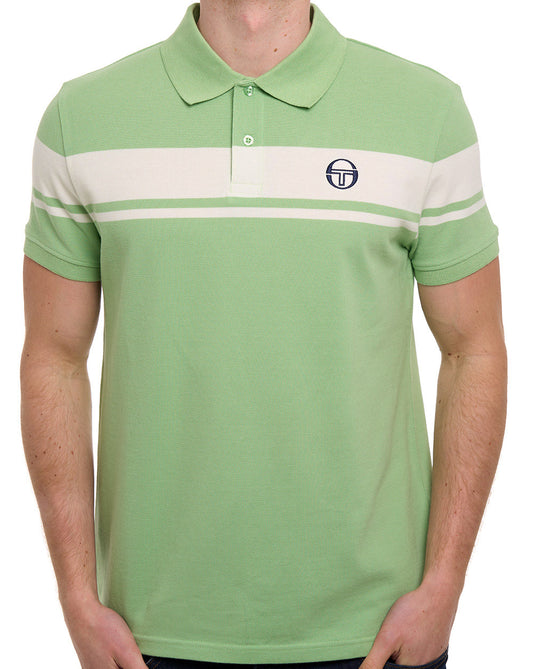 Sergio Tacchini Sergio Tacchini Young Line Polo Shirt Green/Gardenia