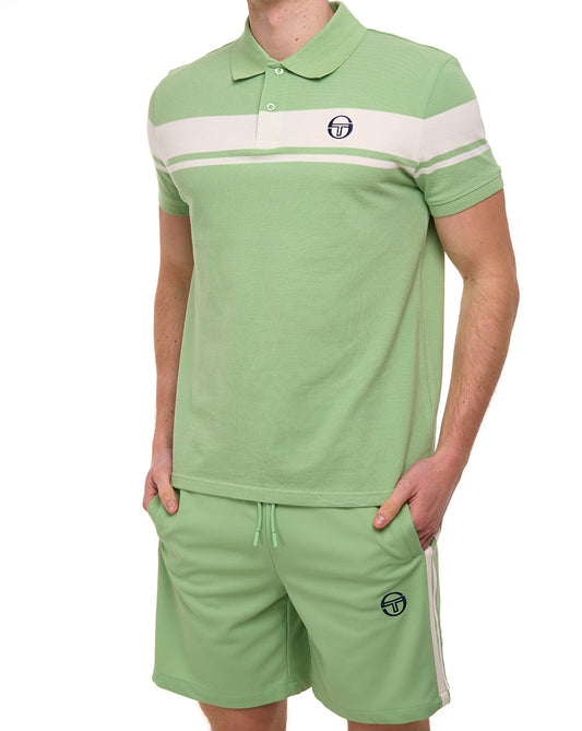 Sergio Tacchini Sergio Tacchini Young Line Polo Shirt Green/Gardenia