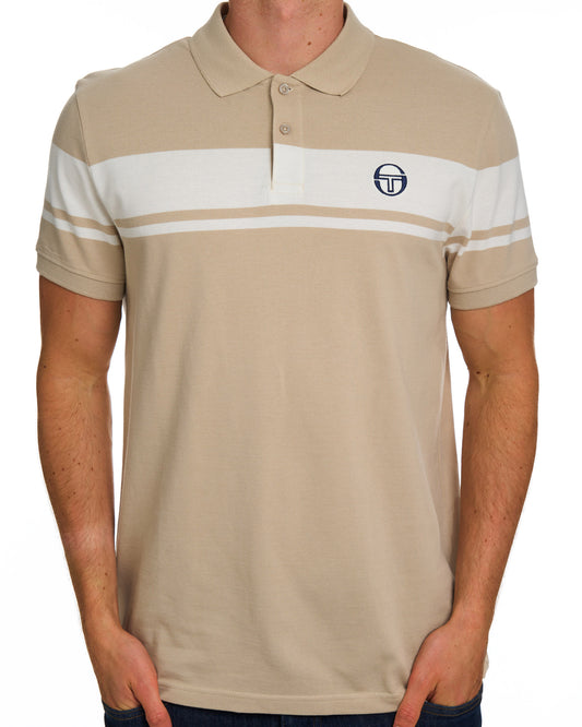 Sergio Tacchini Sergio Tacchini Young Line Polo Shirt Sandshell/Gardenia