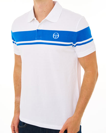 Sergio Tacchini Young Line Polo Shirt White/Blue