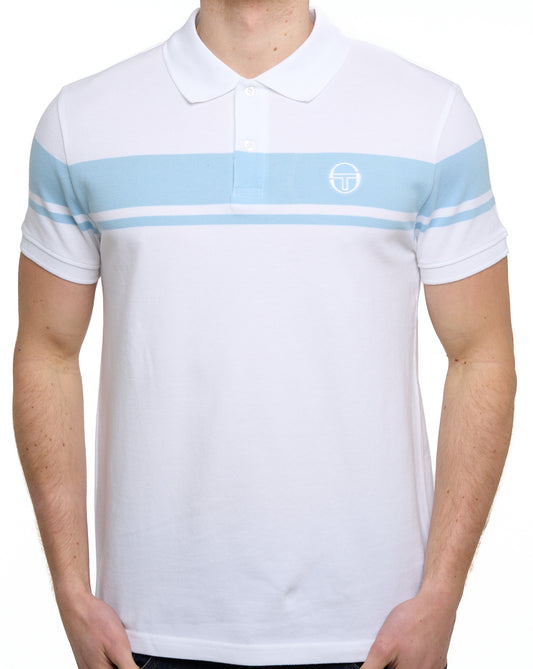 Sergio Tacchini Sergio Tacchini Young Line Polo Shirt White/Sky
