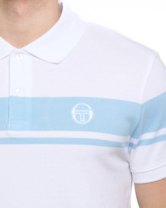 Sergio Tacchini Sergio Tacchini Young Line Polo Shirt White/Sky