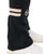 Sergio Tacchini Zip Bottom Track Pants Black/Light Sand