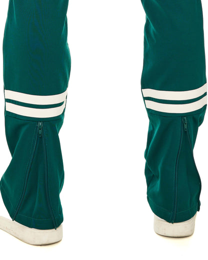 Sergio Tacchini Zip Bottom Track Pants Deep Teal/Gardenia