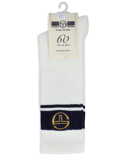 Sergio Tacchini 60th Anniversary Polo Shirt Box Gardenia/Navy