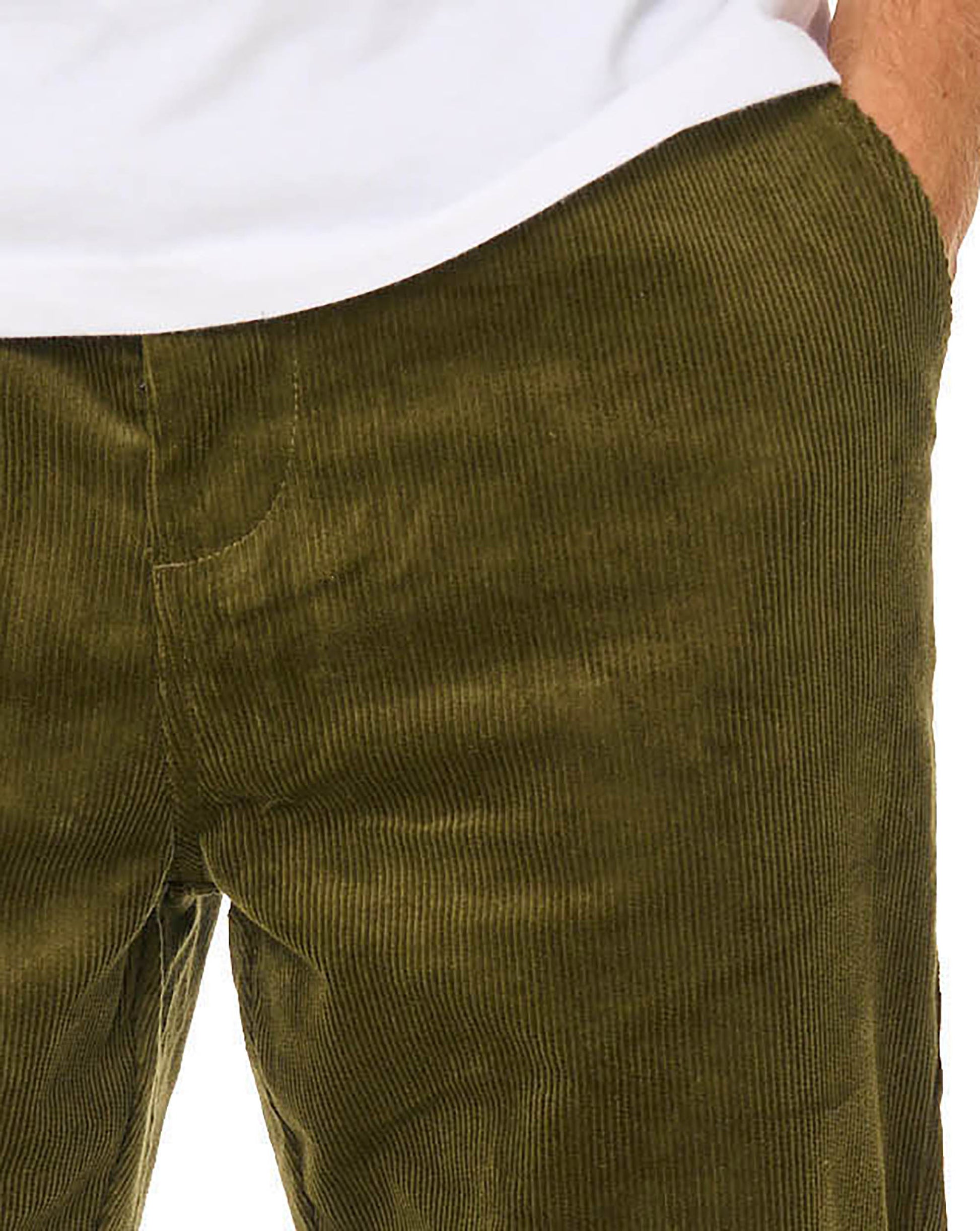 Sergio Tacchini Amico Corduroy Pants Dark Olive