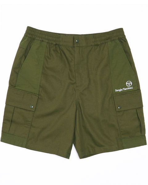Sergio Tacchini Calisti Cargo Shorts Dark Olive