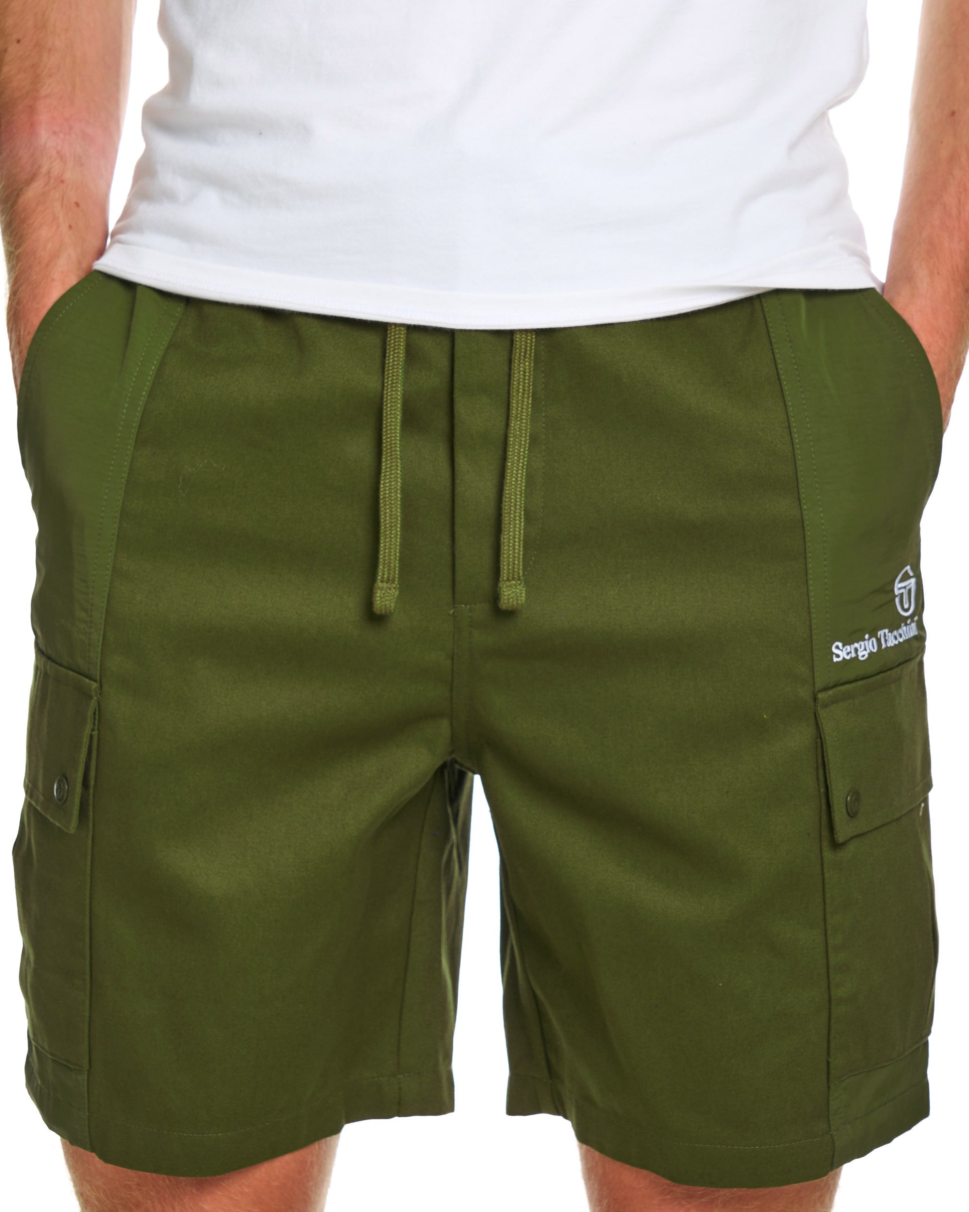 Sergio Tacchini Calisti Cargo Shorts Dark Olive