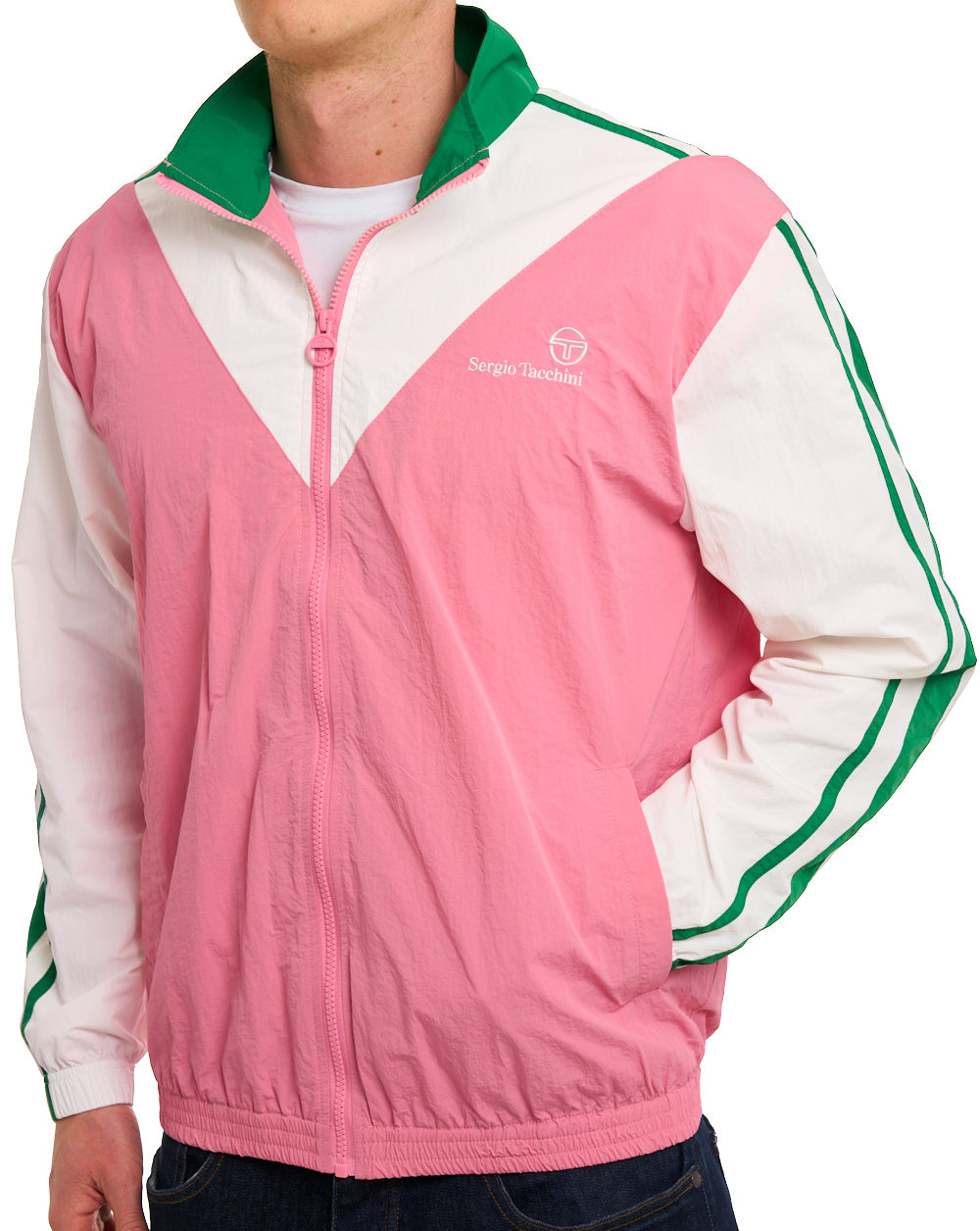 Sergio Tacchini Cortese Track Top Pink