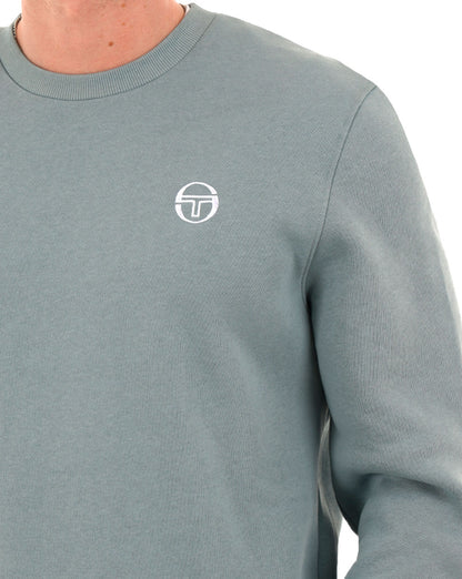 Sergio Tacchini Logo Sweat Lead/White