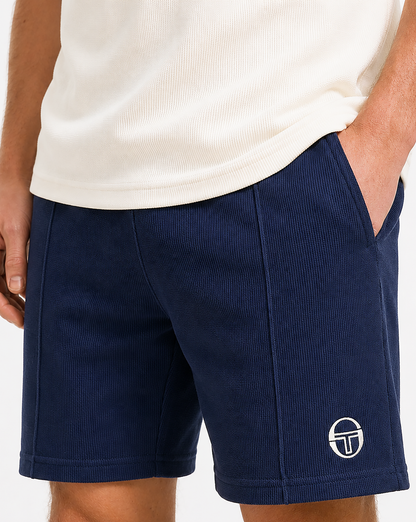 Sergio Tacchini Court Shorts Navy Blue