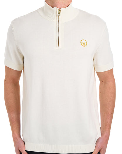 Sergio Tacchini Daytone 1/4 Zip Knit Gardenia