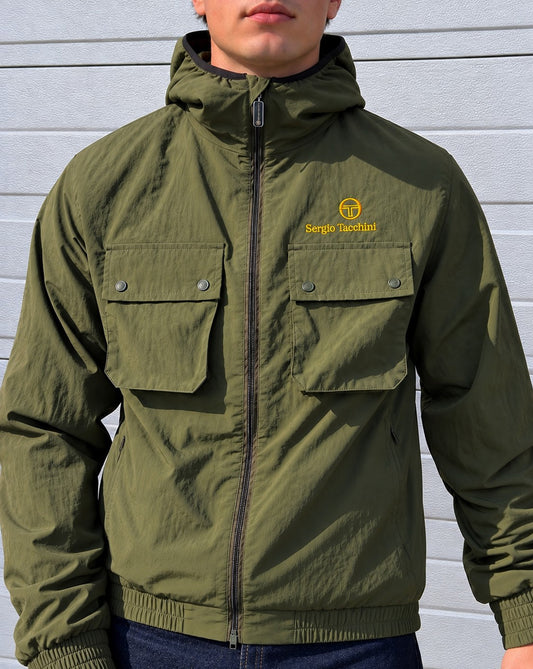 Sergio Tacchini Sergio Tacchini Terrace Pocket Jacket Olive