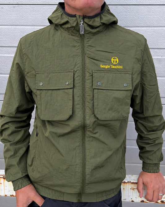 Sergio Tacchini Sergio Tacchini Terrace Pocket Jacket Olive