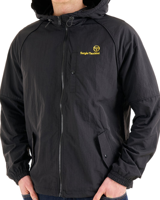 Sergio Tacchini Din Hooded Jacket Black/Old Gold