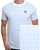 Sergio Tacchini Falcao Stripe T Shirt White/Clear Sky