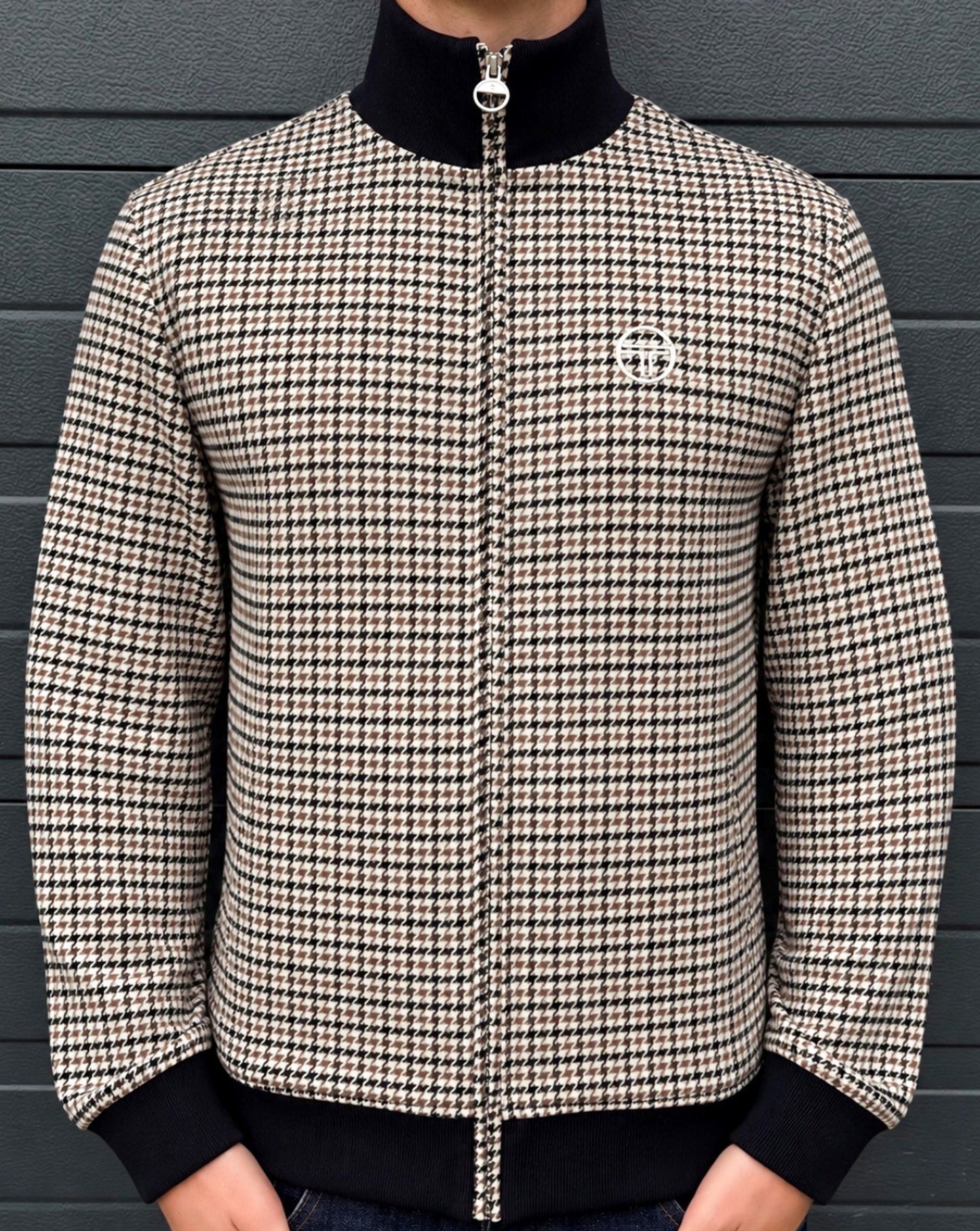 Sergio Tacchini Houndstooth Check Jacket