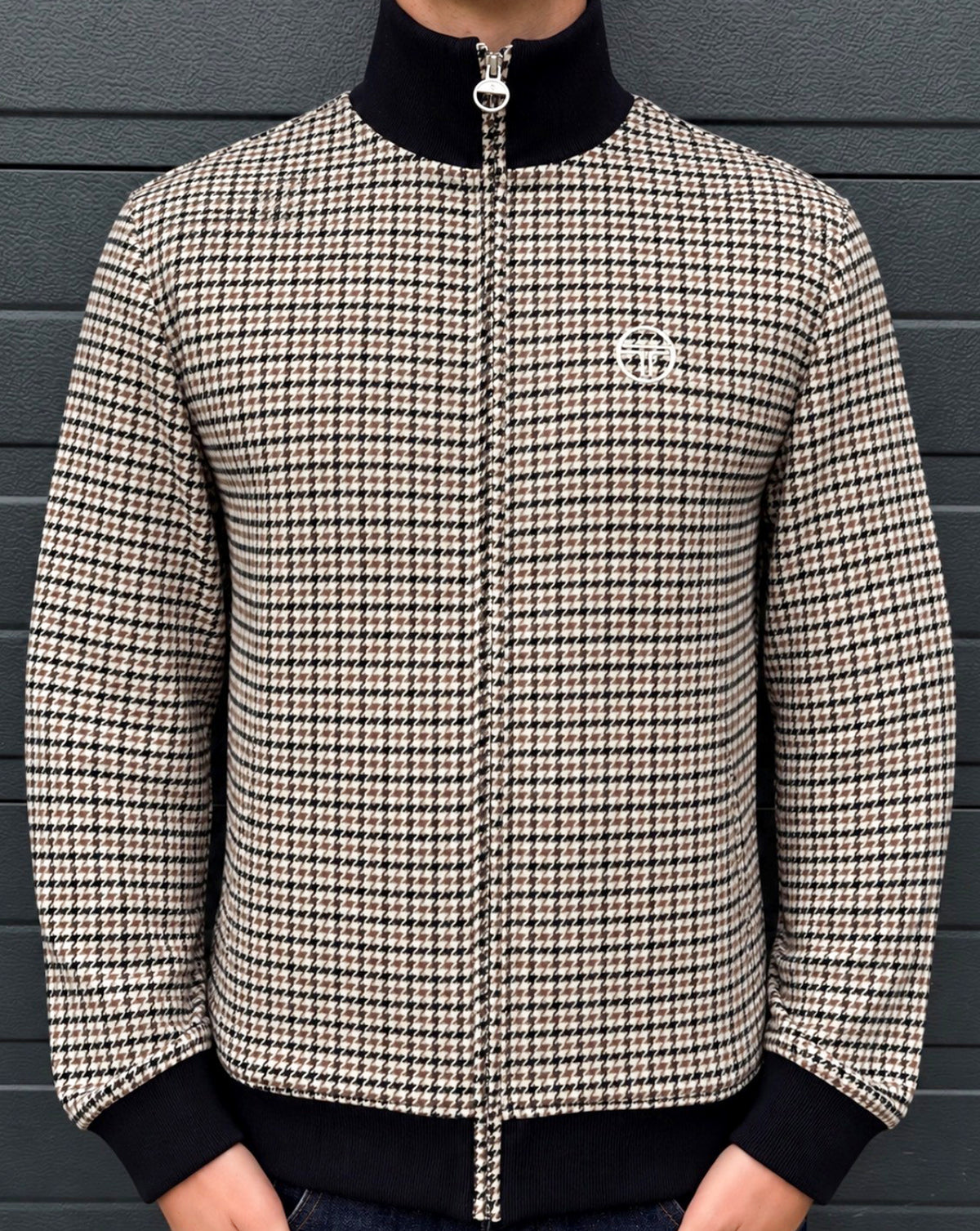 Sergio Tacchini Houndstooth Check Jacket