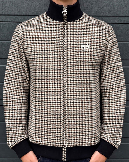 Sergio Tacchini Houndstooth Check Jacket