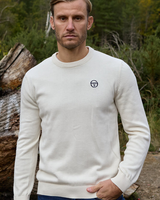 Sergio Tacchini Sergio Tacchini Crew Knit Gardenia