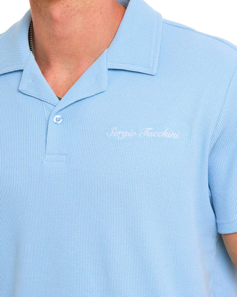 Sergio Tacchini Revere Collar Polo Sky