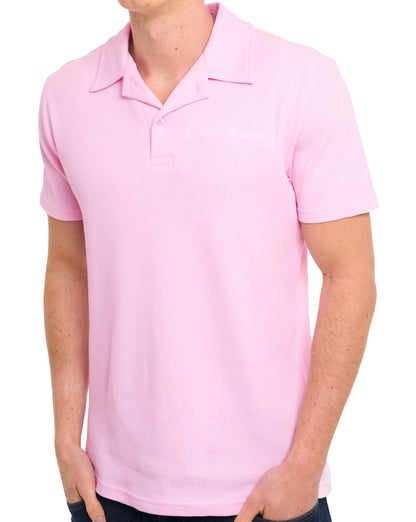 Sergio Tacchini Signature Revere Polo Pink