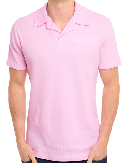 Sergio Tacchini Signature Revere Polo Pink
