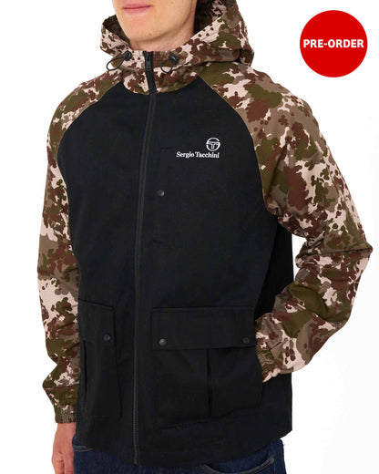 Sergio Tacchini Mancini Hooded Jacket Italian Camo/Black